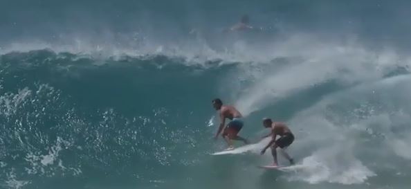 Authorities warn people against surfing in wild weather