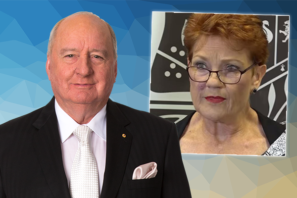 Article image for Pauline Hanson ‘demonstrated leadership… lacking in other parties’: Alan Jones