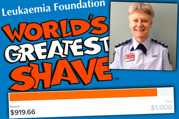 Female cop shaves head for charity after Ray’s listeners stump up the cash