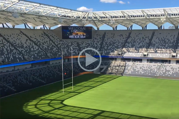 Behind the scenes at the new Bankwest Stadium