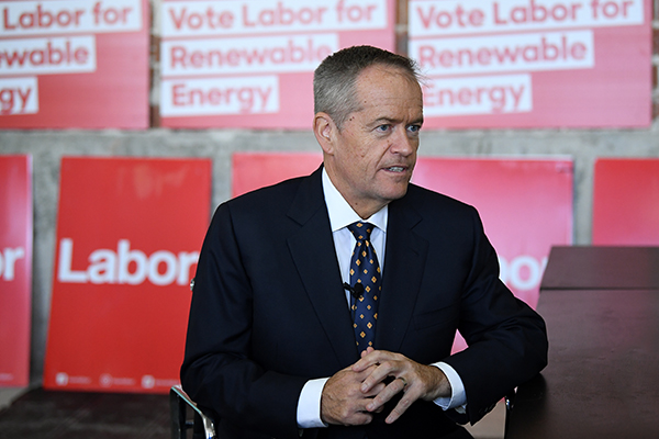 Article image for Bill Shorten to announce Labor’s climate change policy