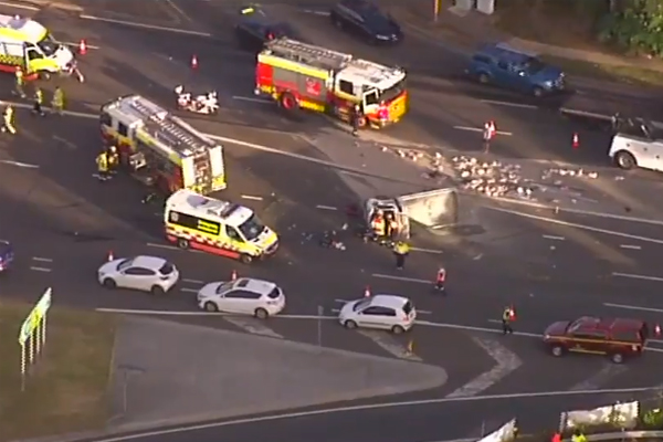 Article image for Major crash at Macquarie Park causing chaos on Sydney roads