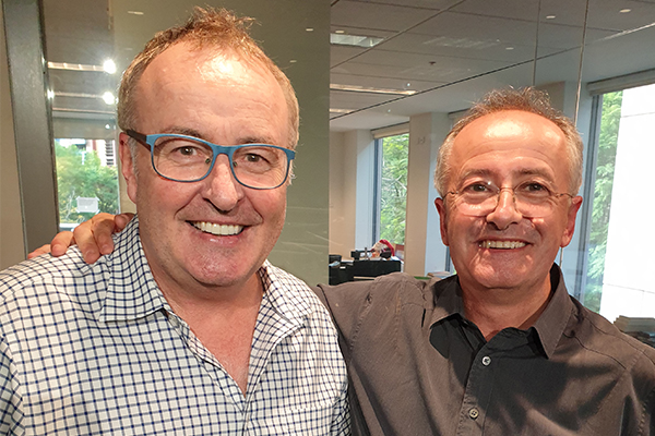 Andrew Denton reveals the importance of his famous blue chairs