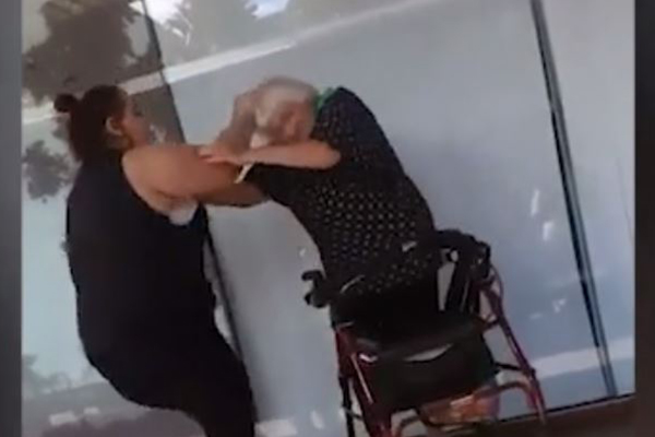 Article image for WATCH | Elderly woman attacked in horrifying video