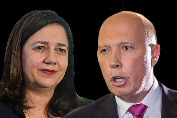 ‘She’s got all the sincerity of Bill Shorten’: Peter Dutton’s question for Annastacia Palaszczuk