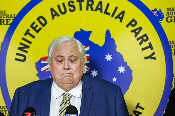 Clive Palmer volunteer allegedly exposes himself at school polling booth