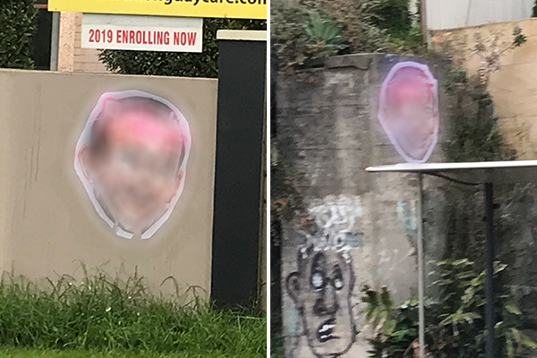 Police on the hunt for two men involved in vile Tony Abbott posters