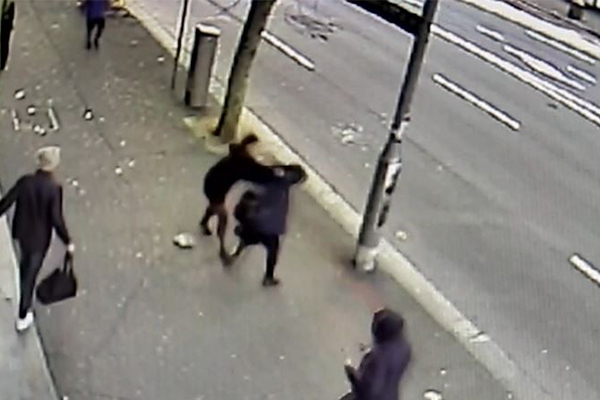 Article image for WATCH | Pregnant woman attacked in ‘despicable act’