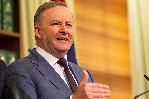 Article image for Anthony Albanese insists Labor’s tax cut plan will benefit economy