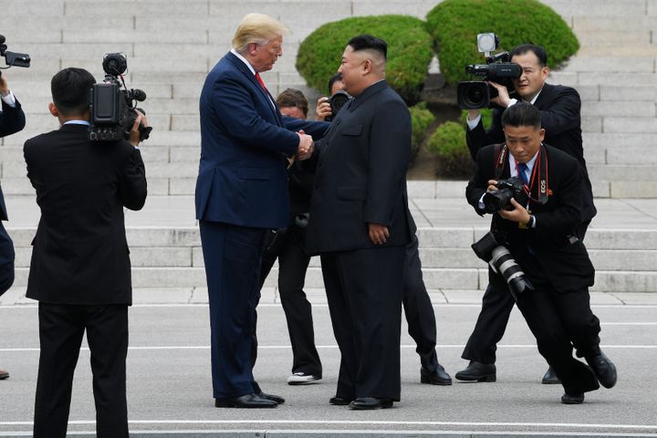 Trump visits North Korea