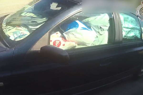 Article image for WATCH | Man fined for driving car filled with garbage