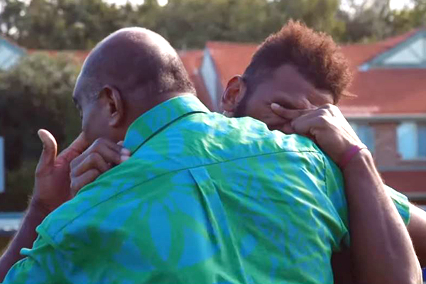 Rugby League player’s Father’s Day surprise