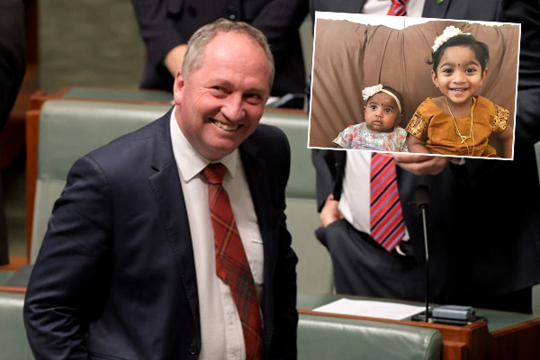Barnaby Joyce takes a stand against deportation of Sri Lankan family