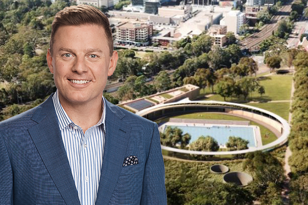 Sports Minister personally thanks Ben Fordham for his role in new Parramatta pool