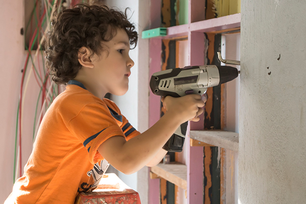 Little Tradies: Children being taught the tricks of the trade
