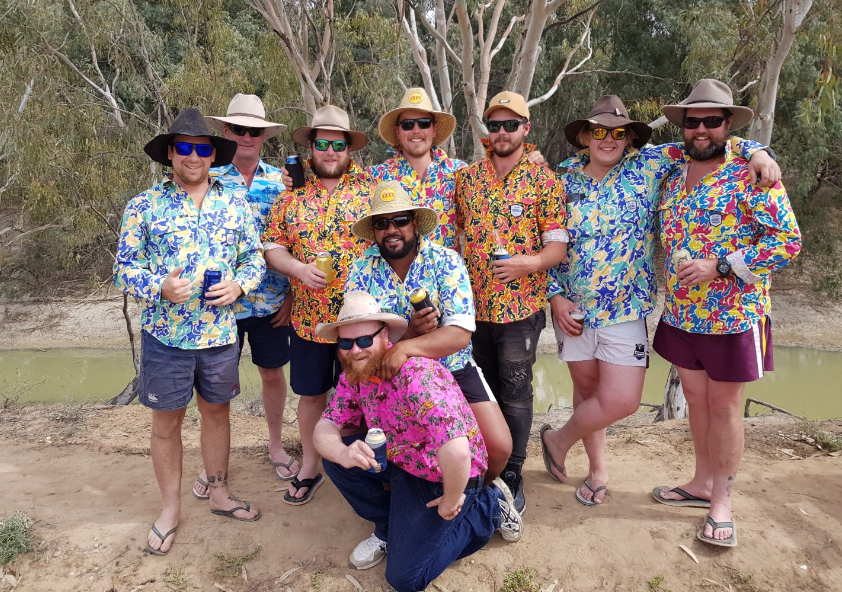 Article image for Mick and the ‘Loud Shirts Crew’ at The Pooncarie Cup