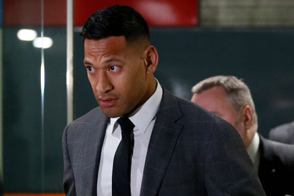 Article image for Israel Folau reaches settlement with Rugby Australia