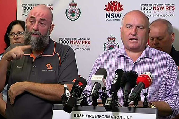 Meet the man providing vital information to the deaf community during bushfires