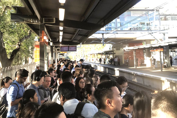 Article image for Sydney trains struggle to recover after peak commute chaos