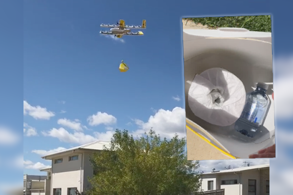 Article image for Drones delivering toilet paper
