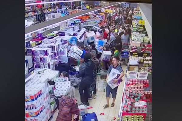 WATCH | The mad dash for toilet paper