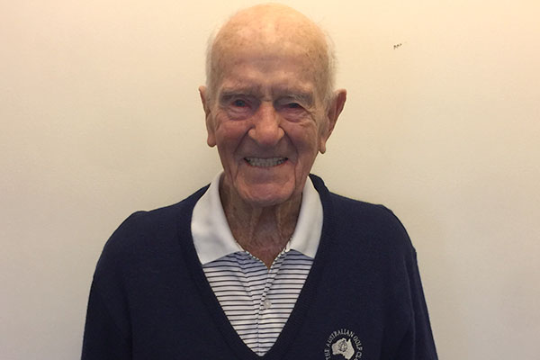 Aussie tennis player shares secret to long life on his 100th birthday