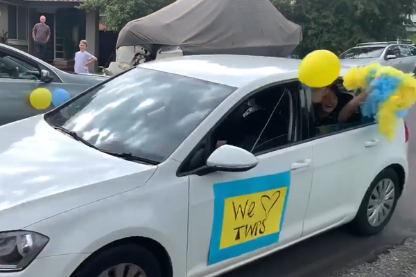WATCH | Teachers cheer up their students with impromptu motorcade