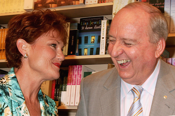 Article image for ‘I’m devastated’: Pauline Hanson’s emotional farewell to Alan Jones
