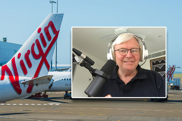 Article image for Government should’ve bailed out Virgin says ex-Prime Minister Kevin Rudd