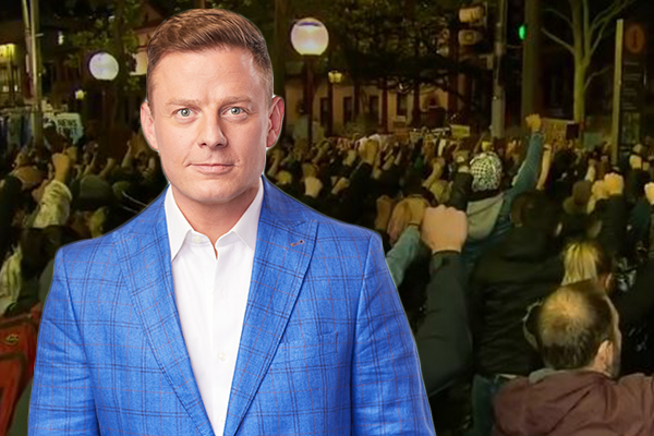 Article image for ‘This is madness!’: Ben Fordham blasts double standard as protest given green light