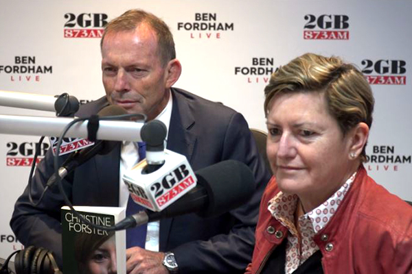 WATCH | Tony Abbott and Christine Forster open up on their relationship