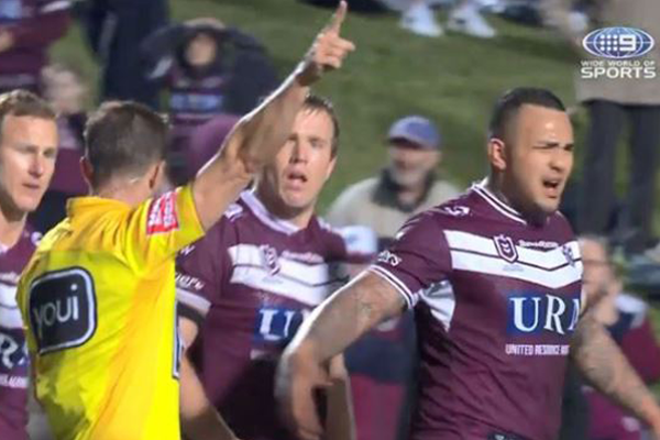 Article image for Manly player slapped with extra penalties for offensive tirade