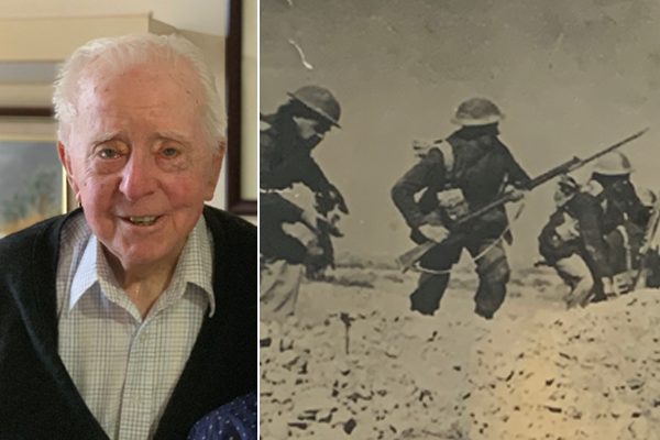 Article image for Siege of Tobruk survivor relives his garrison days on his 100th birthday