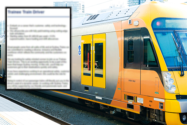 Article image for EXCLUSIVE | Sydney Trains to change ‘women only’ job ad