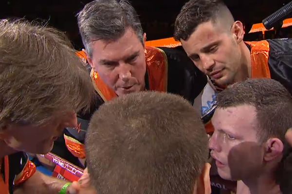 Article image for ‘It’s not table tennis’: Jeff Horn’s trainer defends controversial tactics