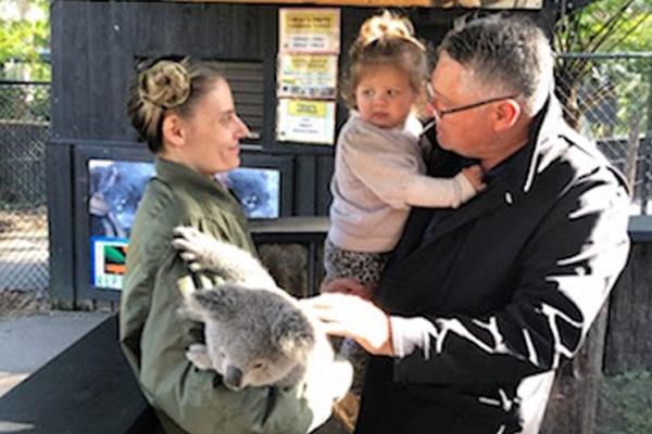 Article image for PHOTOS | Ray Hadley takes grandkids on trip to the zoo