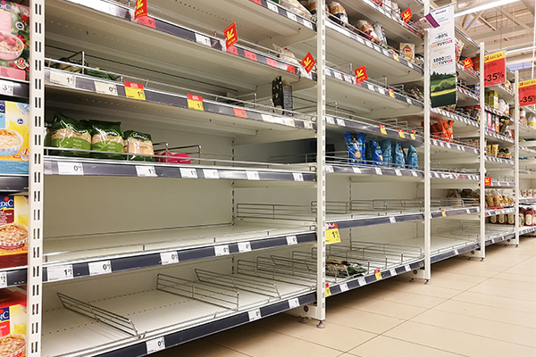 Federal government in talks to help get food back on shelves