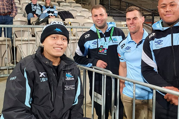 ‘Fire up and play for Fine’: Sharks young gun beats brain cancer