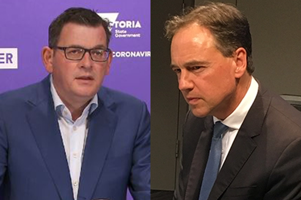 Article image for ‘Listen to the cries of the community’: Greg Hunt blasts Victoria’s COVID roadmap