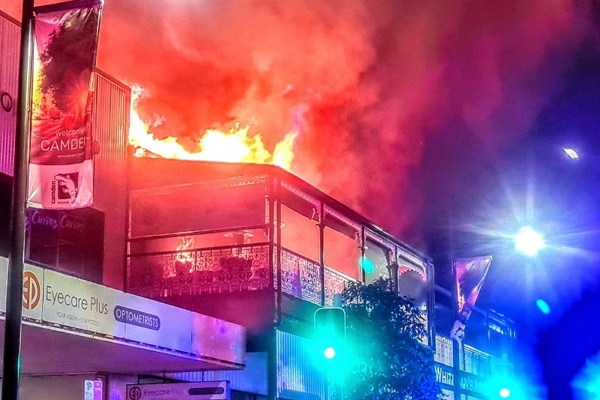 Owner devastated after restaurant in 100yo Sydney building ravaged by fire