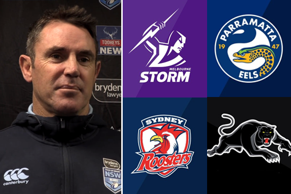 Brad Fittler reveals his tip for the 2020 Premiership