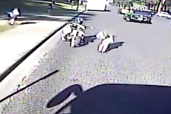 Article image for Police release confronting footage in hunt for hit-and-run motorcyclist