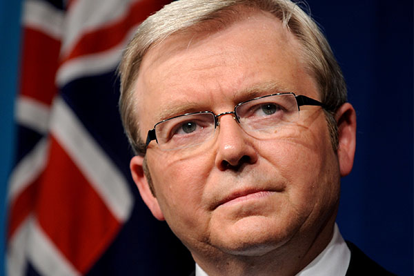 Kevin Rudd says he never met Jeffrey Epstein amid donation revelation