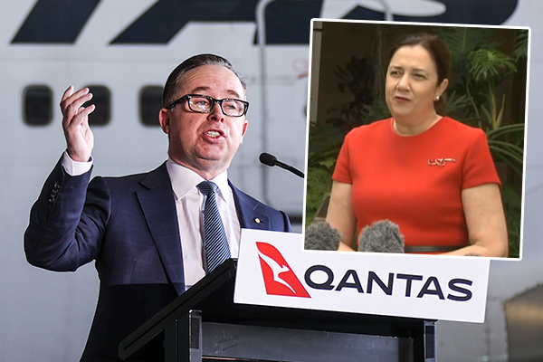 Article image for ‘If only they could travel’: Qantas CEO hits out at QLD Premier over missed opportunity