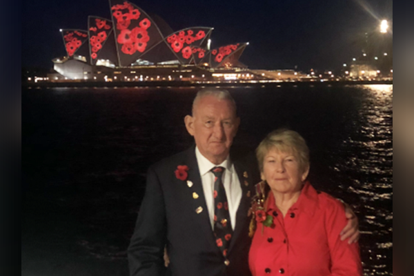 Jim Wilson secures the legacy of veteran behind Opera House poppies