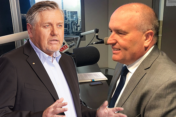 Article image for Ray Hadley hilariously berates ‘tighta**’ Police Minister