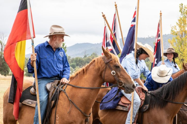 The man from Snowy River helping ex-racehorses