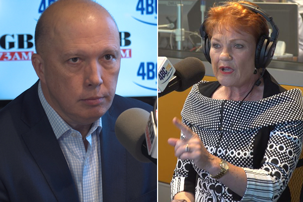 ‘You’ve got a special responsibility’: Peter Dutton’s stern warning to Pauline Hanson