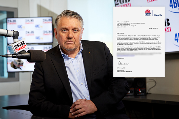 Article image for ‘You’ve lied to me!’: Ray Hadley reveals RSL boss’ ‘disgraceful’ ANZAC Day move