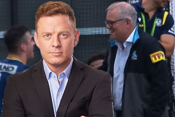 Article image for Ben Fordham slams ‘keyboard cowards’ attacking PM for going to the footy